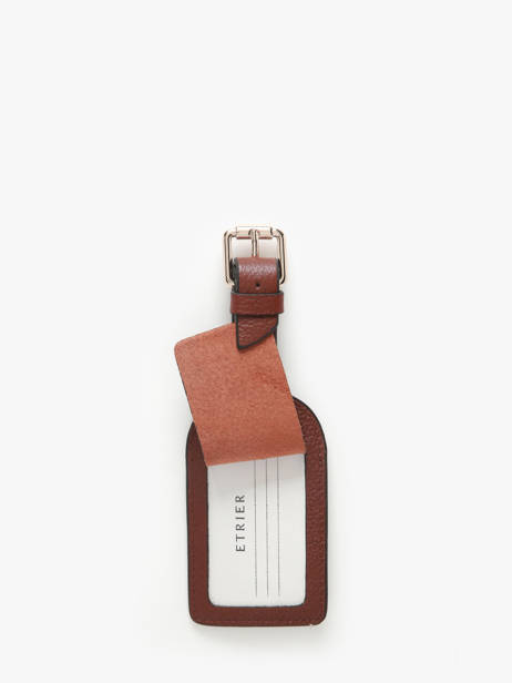 Porte-adresse Tradition Cuir Etrier Marron tradition ETRA901M vue secondaire 1