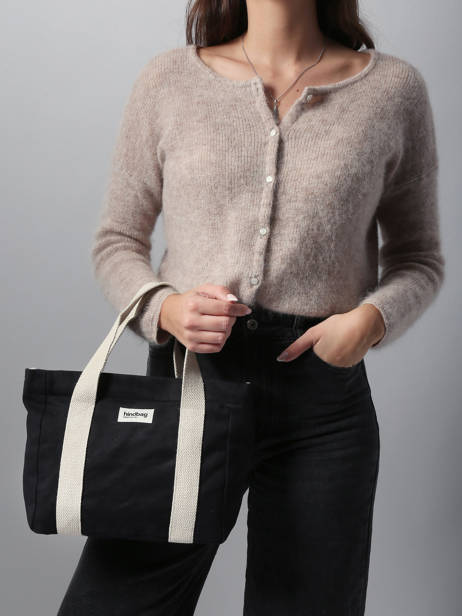 Sac Porté Main Louise Coton Hindbag Noir best seller LOUISE vue secondaire 1