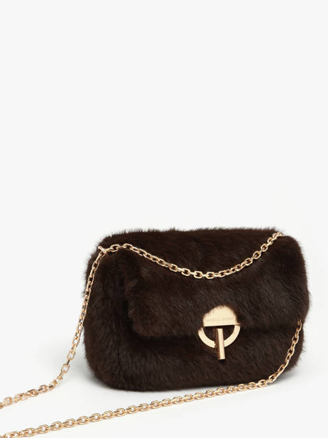 Sac Bandoulière Moon M En Fausse Fourrure Vanessa bruno Marron moon 30V40533 vue secondaire 2