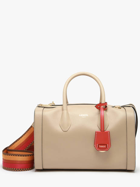 Sac Bowling M Bcbg Cuir Lancel Beige bcbg A13690