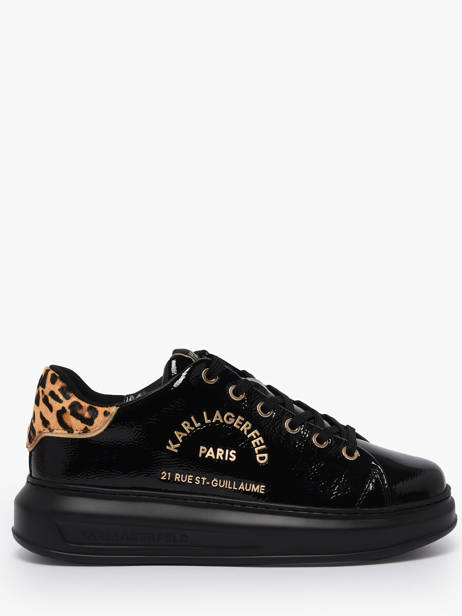 Sneakers En Cuir Karl lagerfeld Noir women KL62539J