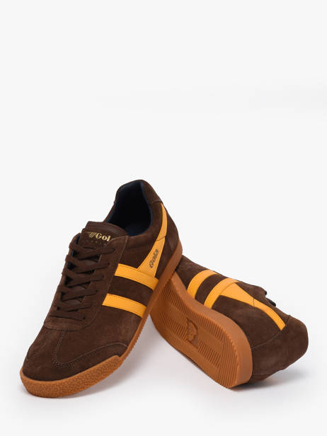 Sneakers Harrier En Cuir Gola Marron men CMA192 vue secondaire 2