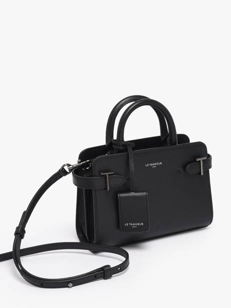 Sac Bandoulière Emily Cuir Le tanneur Noir emily TEMI1630 vue secondaire 2