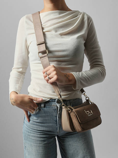 Sac Bandoulière Wendy By byblos Beige wendy BS43B01 vue secondaire 1
