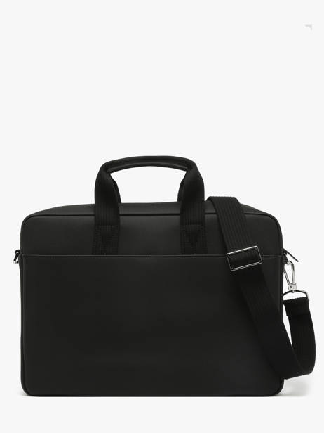 Porte Documents (main) Lacoste Noir men's classic NH4429HC vue secondaire 4