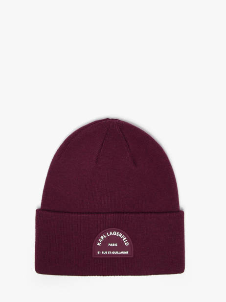 Bonnet Rue St Guillaume Karl lagerfeld Violet rsg A4W33107