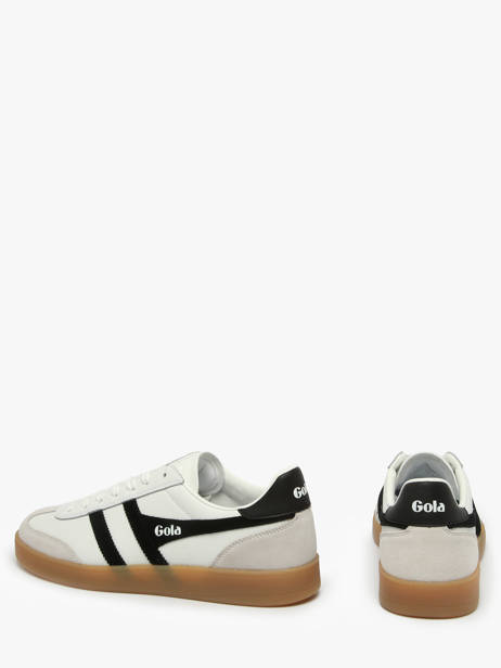Sneakers Viper En Cuir Gola Blanc men CMB744 vue secondaire 2