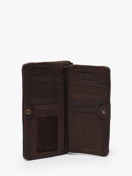 Portefeuille Cuir Biba Marron heritage BT34 vue secondaire 1