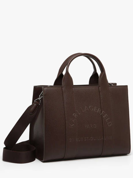 Sac Porté Main Rsg Polyurethane Karl lagerfeld Marron rsg A4W30264 vue secondaire 2