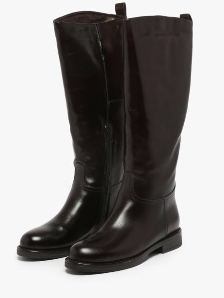 Bottes En Cuir Mjus Marron women L92304 vue secondaire 1