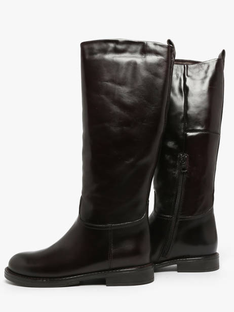 Bottes En Cuir Mjus Marron women L92304 vue secondaire 3