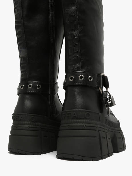 Bottes à Talon Buffalo Noir women 1270131 vue secondaire 2