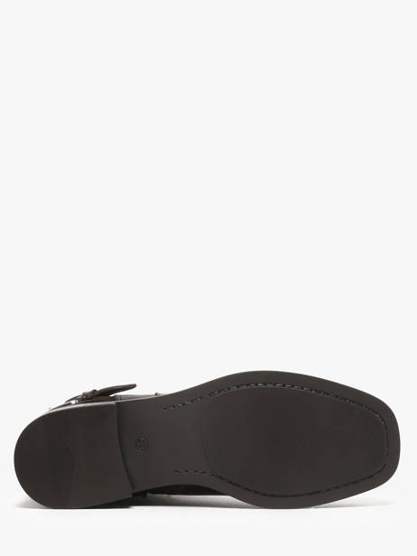 Bottines En Cuir Mjus Marron women L93203 vue secondaire 4