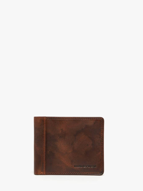 Portefeuille Cuir Maverick Marron the original MAVTO010