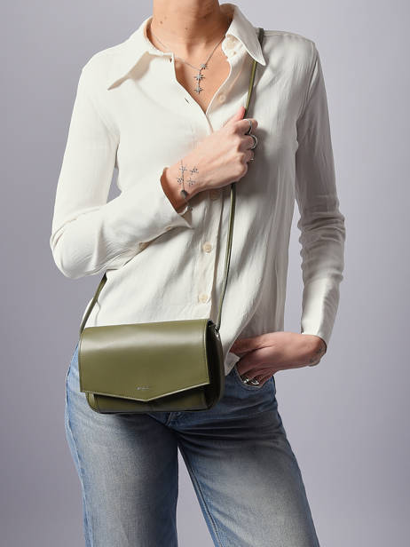 Sac Bandoulière Charlotte Cuir Le tanneur Vert charlotte TOTT3C01 vue secondaire 1
