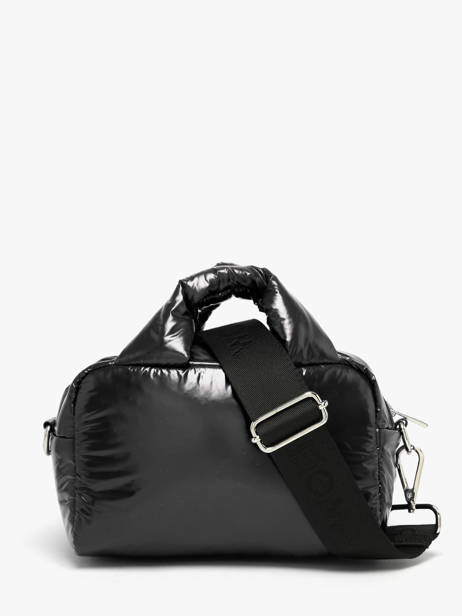 Sac Bandoulière Glossy Polyester Recyclé Wouf Noir glossy BB250023 vue secondaire 4