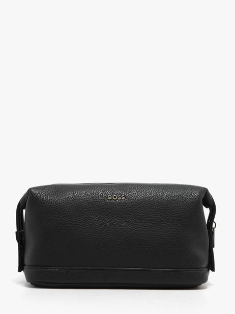 Trousse De Toilette Hugo boss Noir grained HTC518A