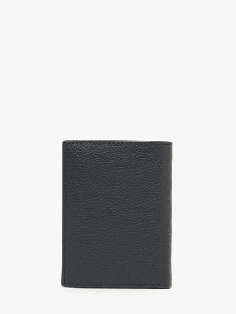 Porte-cartes Porte-monnaie Cuir Hugo boss Bleu grained HLG416N vue secondaire 3