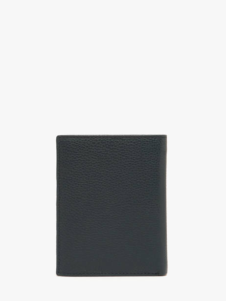 Portefeuille Porte-monnaie Grained Cuir Hugo boss Bleu grained HLO416N vue secondaire 3