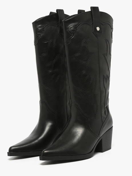 Santiags Xti Noir women 144723 vue secondaire 1