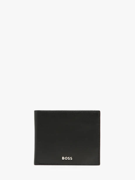 Portefeuille Iconic Cuir Hugo boss Noir smooth HLW403A