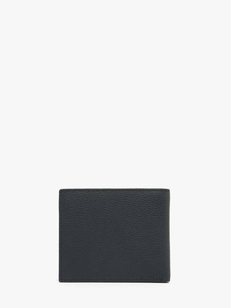 Portefeuille Porte-monnaie Grained Cuir Hugo boss Bleu grained HLM416N vue secondaire 2