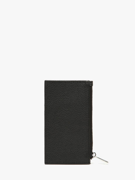 Porte-cartes Cuir Hugo boss Noir grained HLK518A vue secondaire 2