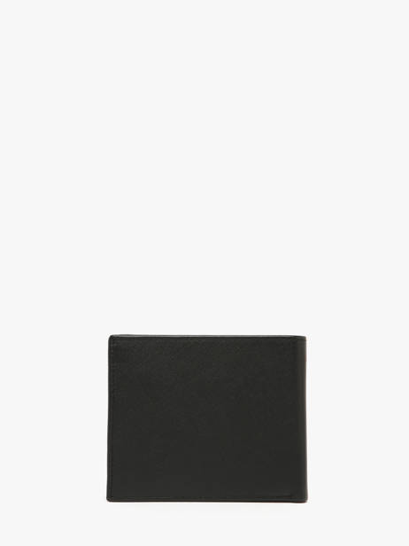 Portefeuille Porte-monnaie Saffiano Cuir Hugo boss Noir saffiano HLM526A vue secondaire 2