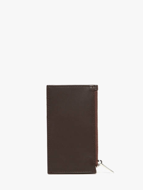 Porte-cartes Cuir Hugo boss Marron smooth HLK503Y vue secondaire 2