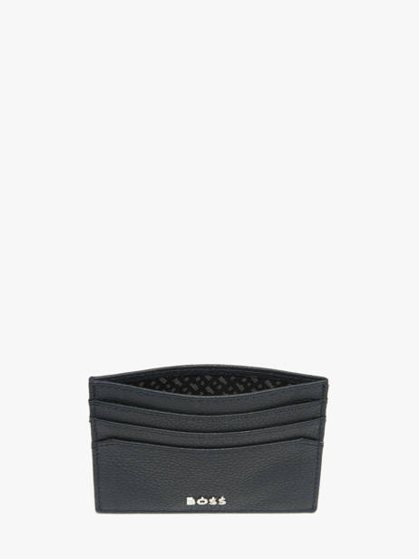 Porte-cartes Cuir Hugo boss Bleu grained HLC416N vue secondaire 1