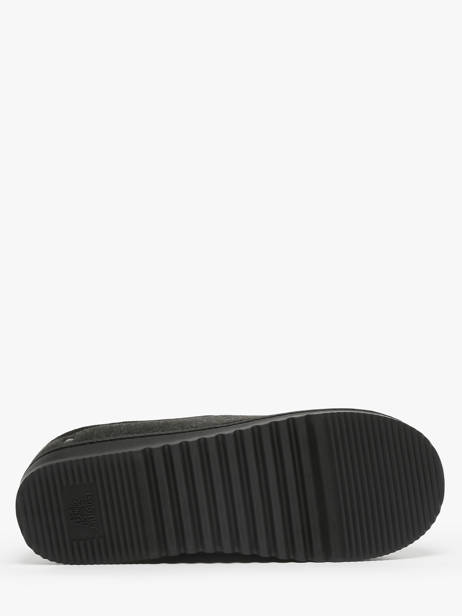 Chaussons Isotoner Noir men 98280 vue secondaire 4