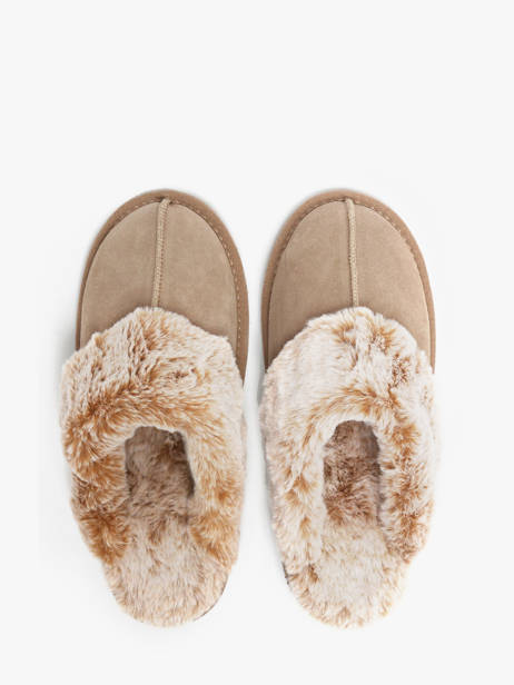 Chaussons Isotoner Beige women 97282