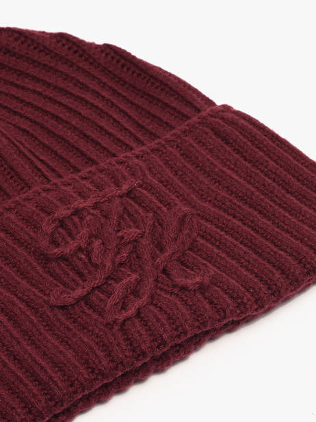 Bonnet Tommy hilfiger Rouge elevated AW17779 vue secondaire 1
