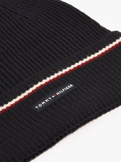 Bonnet Tommy hilfiger Bleu th rwb AM13587 vue secondaire 1