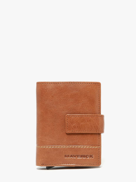 Portefeuille Porte-monnaie Cuir Maverick Marron rough gear MAVRG063
