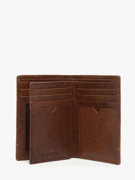 Portefeuille Rough Gear Cuir Maverick Marron rough gear MAVRG033 vue secondaire 2