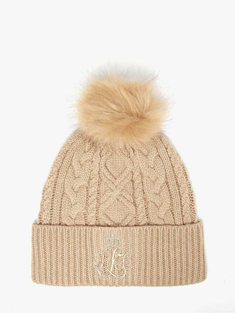 Bonnet Lauren ralph lauren Beige textile 54P04466