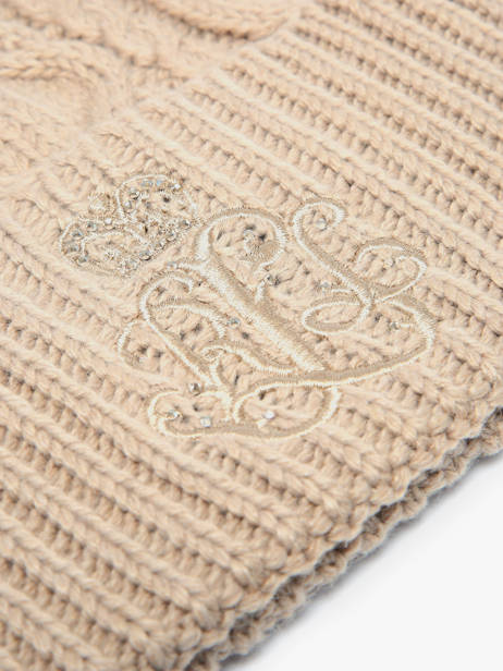 Bonnet Lauren ralph lauren Beige textile 54P04466 vue secondaire 1