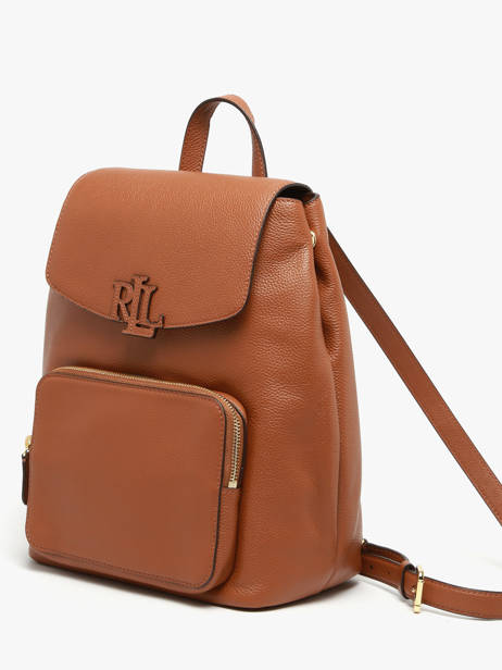 Sac à Dos Cameryn Cuir Lauren ralph lauren Marron cameryn 31969355 vue secondaire 2