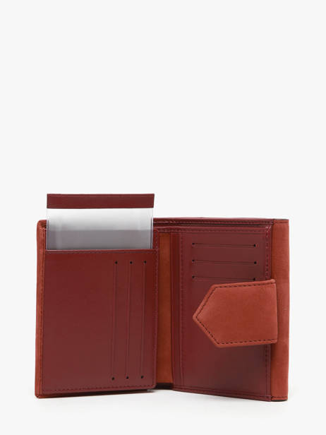 Portefeuille Nubuck Cuir Yves renard Orange nubuck 26682 vue secondaire 1