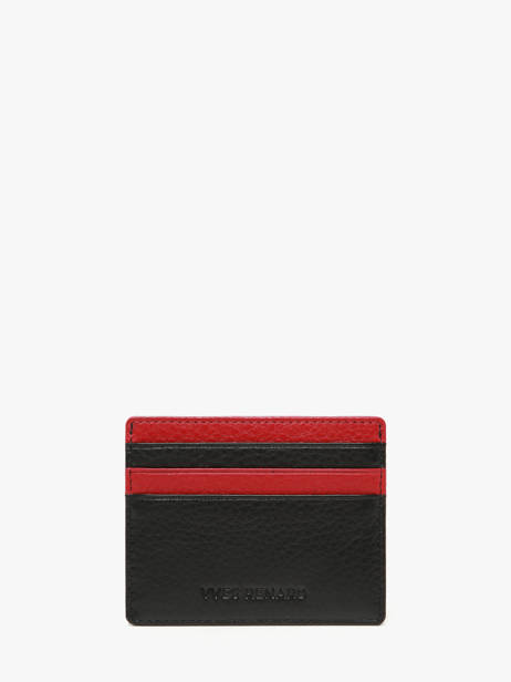 Porte-cartes Bicolor Cuir Yves renard Noir bicolor 242 vue secondaire 2