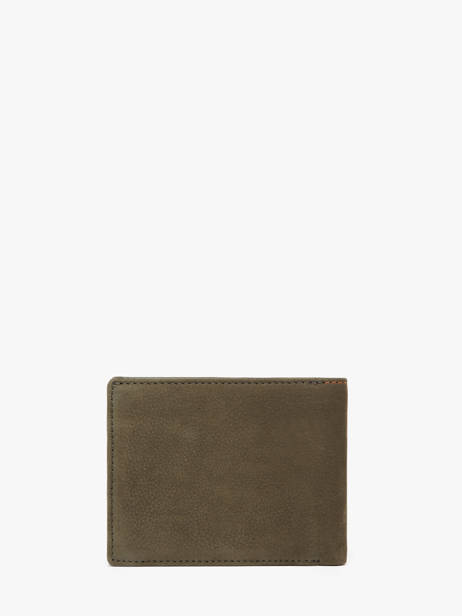 Portefeuille Nubuck Cuir Yves renard Vert nubuck 2608 vue secondaire 2