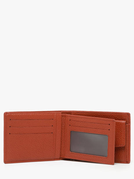 Portefeuille Foulonne Cuir Yves renard Orange foulonne 2372 vue secondaire 1