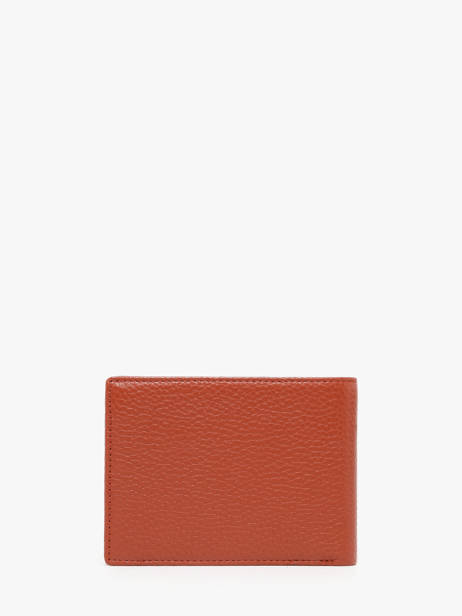 Portefeuille Foulonne Cuir Yves renard Orange foulonne 2372 vue secondaire 3