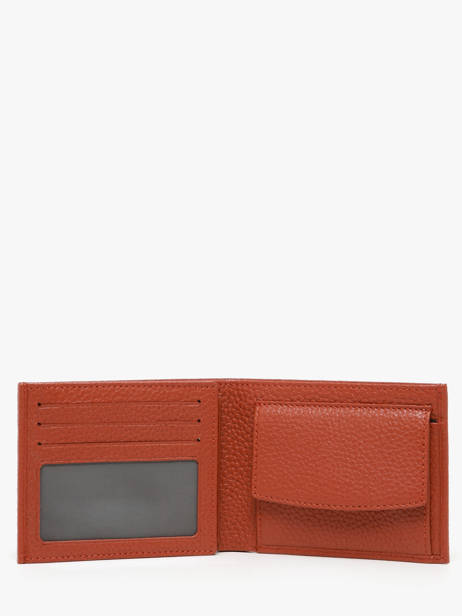 Portefeuille Foulonne Cuir Yves renard Orange foulonne 2307 vue secondaire 1