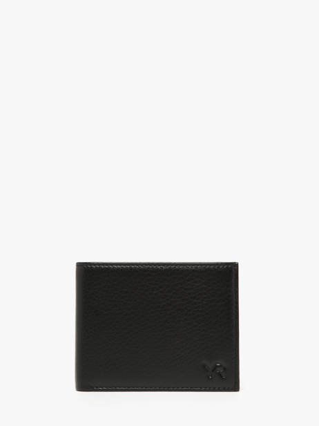 Portefeuille Bicolor Cuir Yves renard Noir bicolor 2407