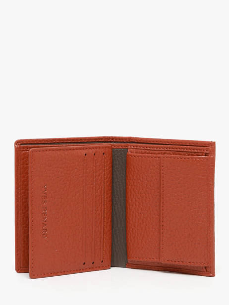 Portefeuille Bicolor Cuir Yves renard Orange bicolor 2437 vue secondaire 2