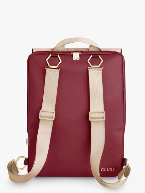 Sac à Dos Nuitée Cluse Rouge backpack CX035 vue secondaire 5