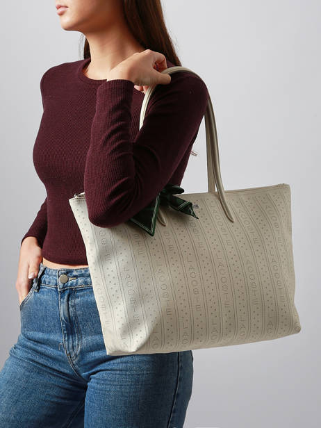 Sac Porté épaule L.12.12 Concept Seasonal Lacoste Blanc l.12.12 concept seasonal NF5133SJ vue secondaire 1