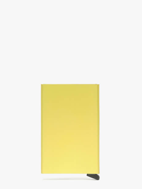 Porte-cartes Aluminium Secrid Jaune alu 00C vue secondaire 2